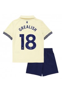 Everton Jack Grealish #18 Babytruitje Uit tenue Kind 2025-26 Korte Mouw (+ Korte broeken)